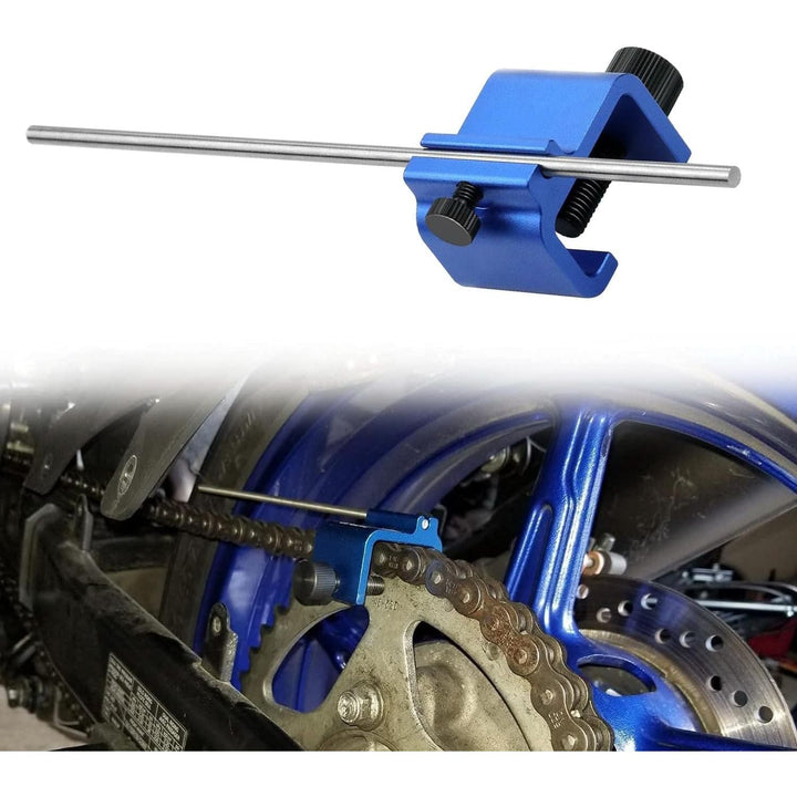 08-0048 Motorcycle Chain Alignment Tool with Clamp and Guide Rod - Just Closeouts Canada Inc.