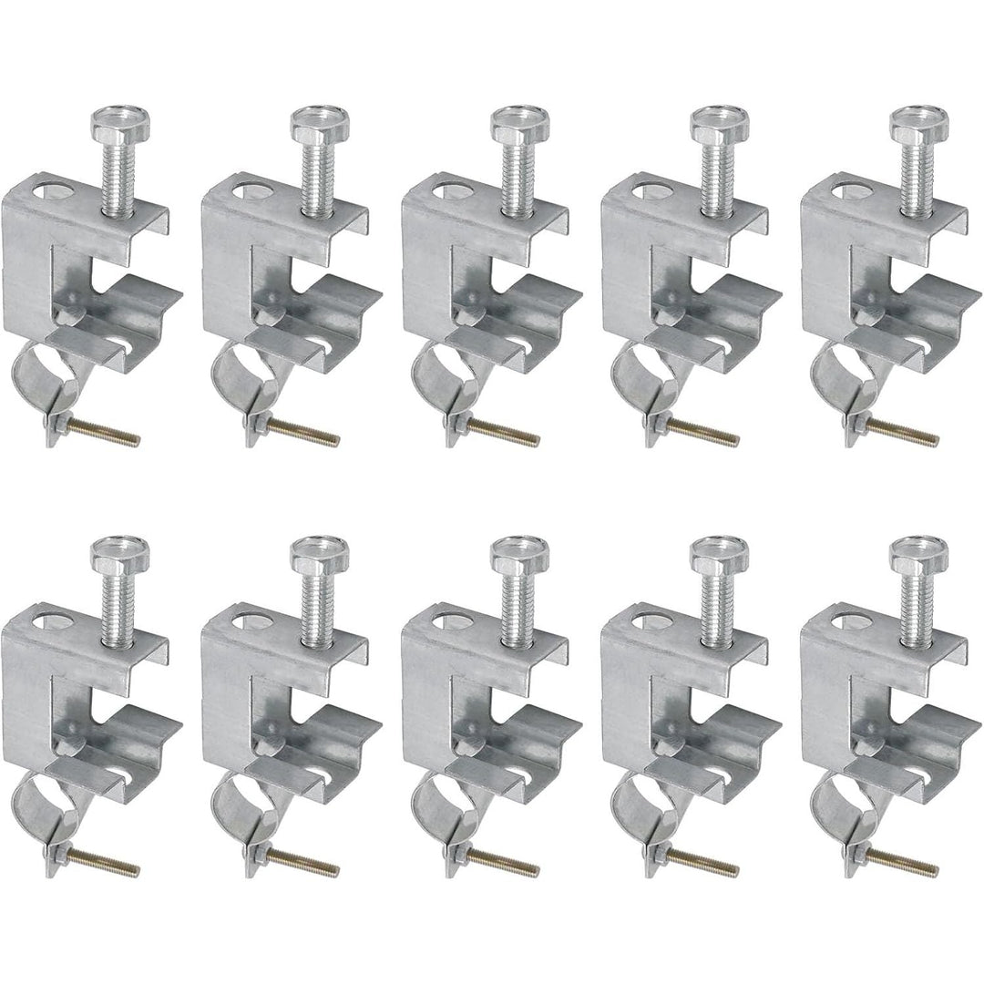 1-Inch Aluminum Conduit Hangers with Beam Clamps, 10-Pack - Just Closeouts Canada Inc.
