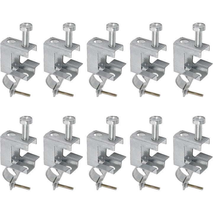 1-Inch Aluminum Conduit Hangers with Beam Clamps, 10-Pack - Just Closeouts Canada Inc.