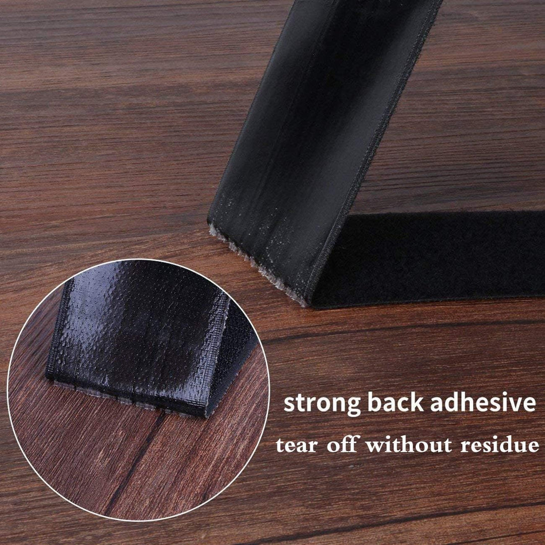 1 Inch x 26 Feet Heavy Duty Hook and Loop Tape Roll - Industrial Strength Self - Adhesive Sticky Back Fastener Strips for Home, Office, Car, DIY Crafts, Carpets, Mosquito Nets & Indoor/Outdoor Use - Just Closeouts Canada Inc.