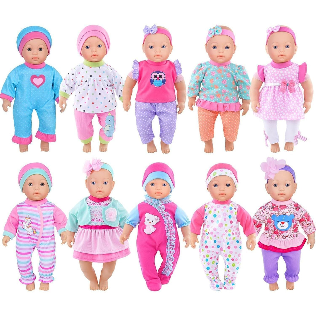 10 Baby Doll Outfits with Accessories – 10–14 Inch Dolls - Just Closeouts Canada Inc.