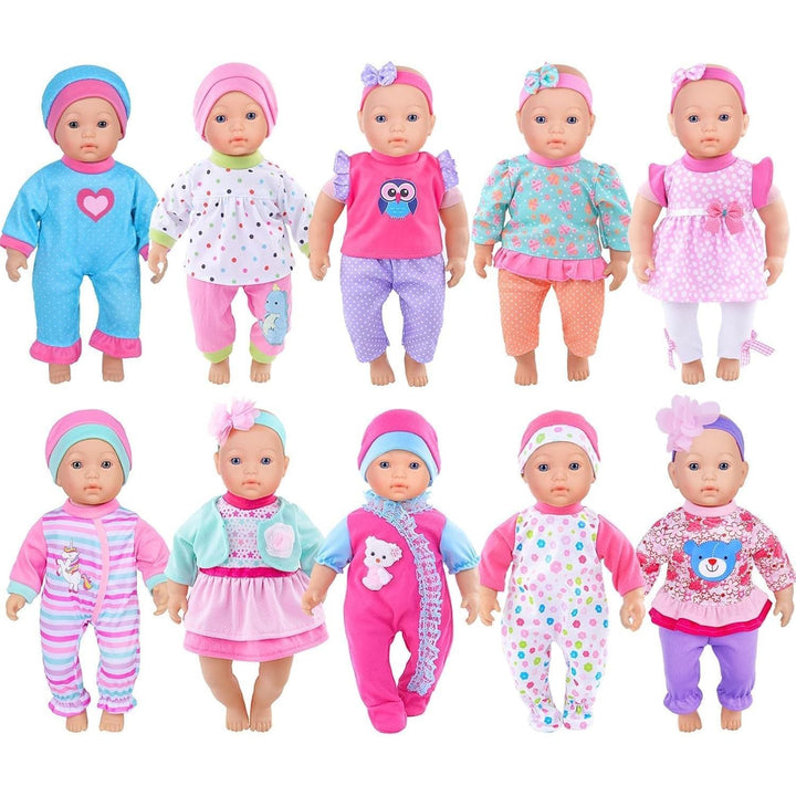 10 Baby Doll Outfits with Accessories – 10–14 Inch Dolls - Just Closeouts Canada Inc.