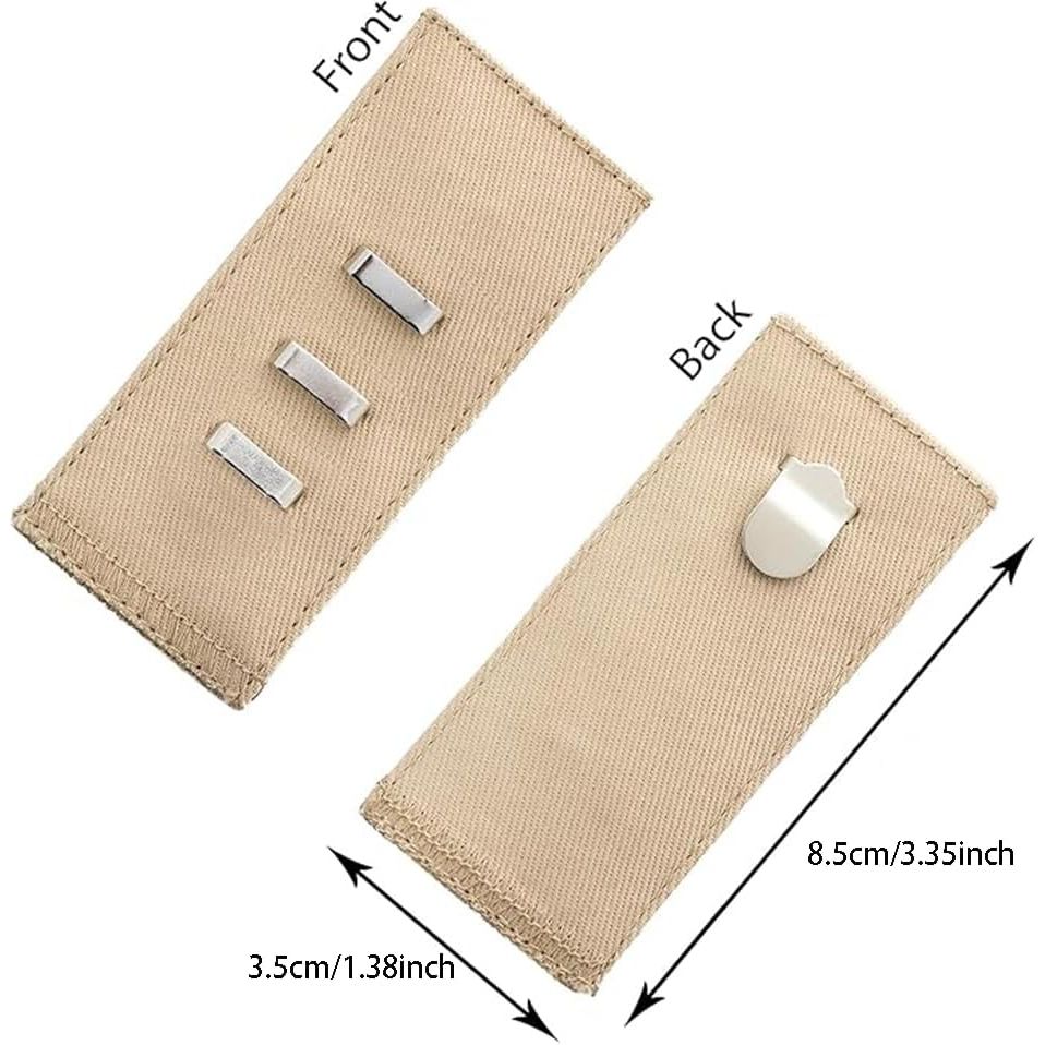 10-Piece Adjustable Trouser Waist Extenders, Assorted Colours - Just Closeouts Canada Inc.