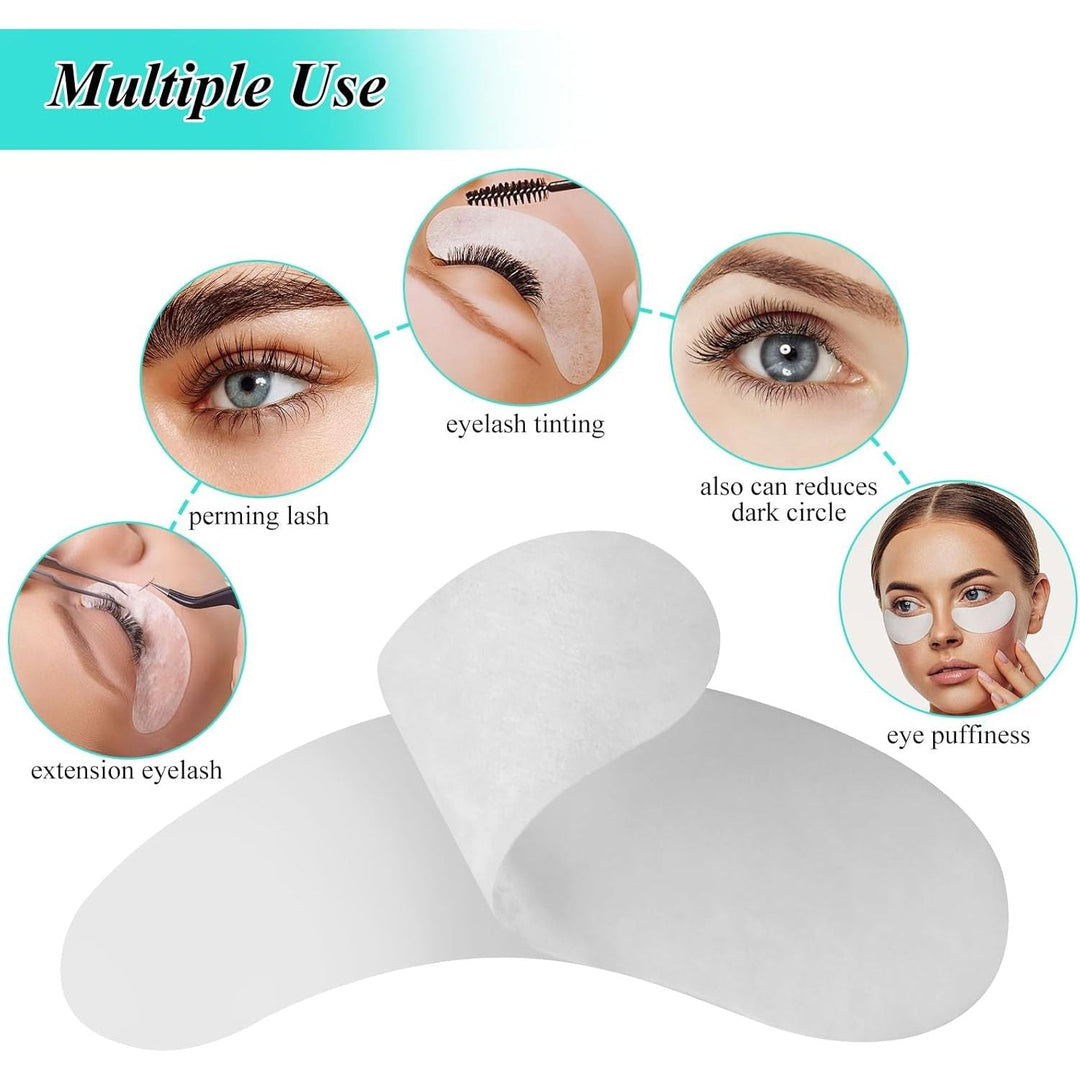 100 Pairs Eyelash Extension Eye Pads Lint Free Hydrogel Eye Patches Professional Under Eye Gel Pads for Lash Extensions Supplies (100 Pairs) - Just Closeouts Canada Inc.