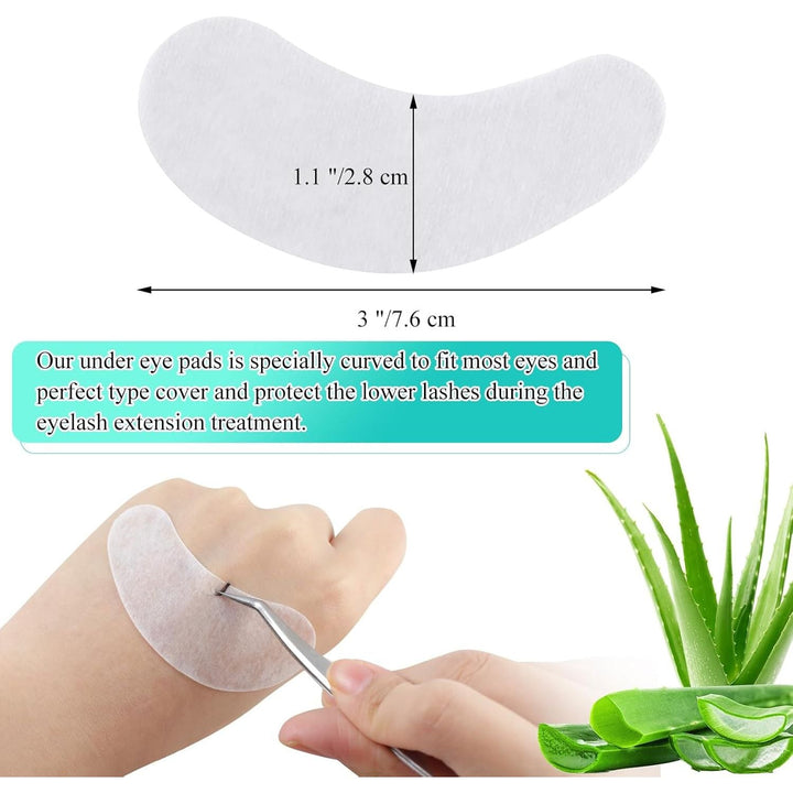 100 Pairs Eyelash Extension Eye Pads Lint Free Hydrogel Eye Patches Professional Under Eye Gel Pads for Lash Extensions Supplies (100 Pairs) - Just Closeouts Canada Inc.