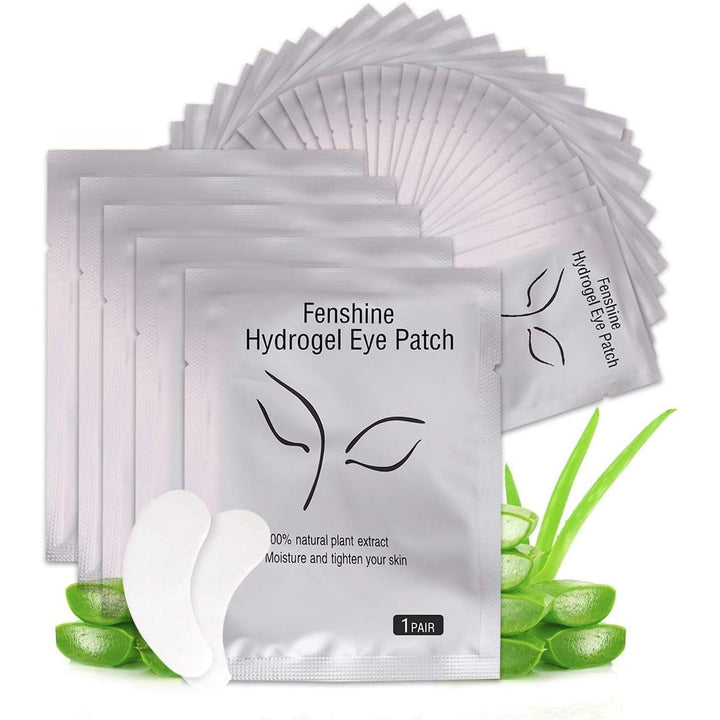 100 Pairs Eyelash Extension Eye Pads Lint Free Hydrogel Eye Patches Professional Under Eye Gel Pads for Lash Extensions Supplies (100 Pairs) - Just Closeouts Canada Inc.