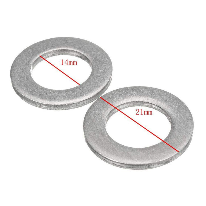 100 PCS Oil Drain Plug Gasket Washers Seals Rings 94109-14000 for Honda Civic Ridgeline Odyssey CRV CR-V Oil Crush Washers - Just Closeouts Canada Inc.X002J8Q641