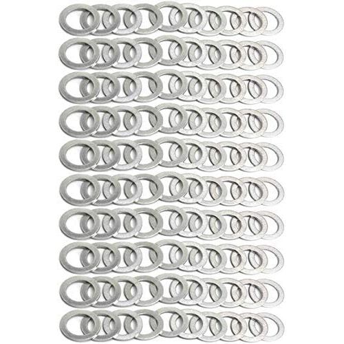 100 PCS Oil Drain Plug Gasket Washers Seals Rings 94109-14000 for Honda Civic Ridgeline Odyssey CRV CR-V Oil Crush Washers - Just Closeouts Canada Inc.X002J8Q641