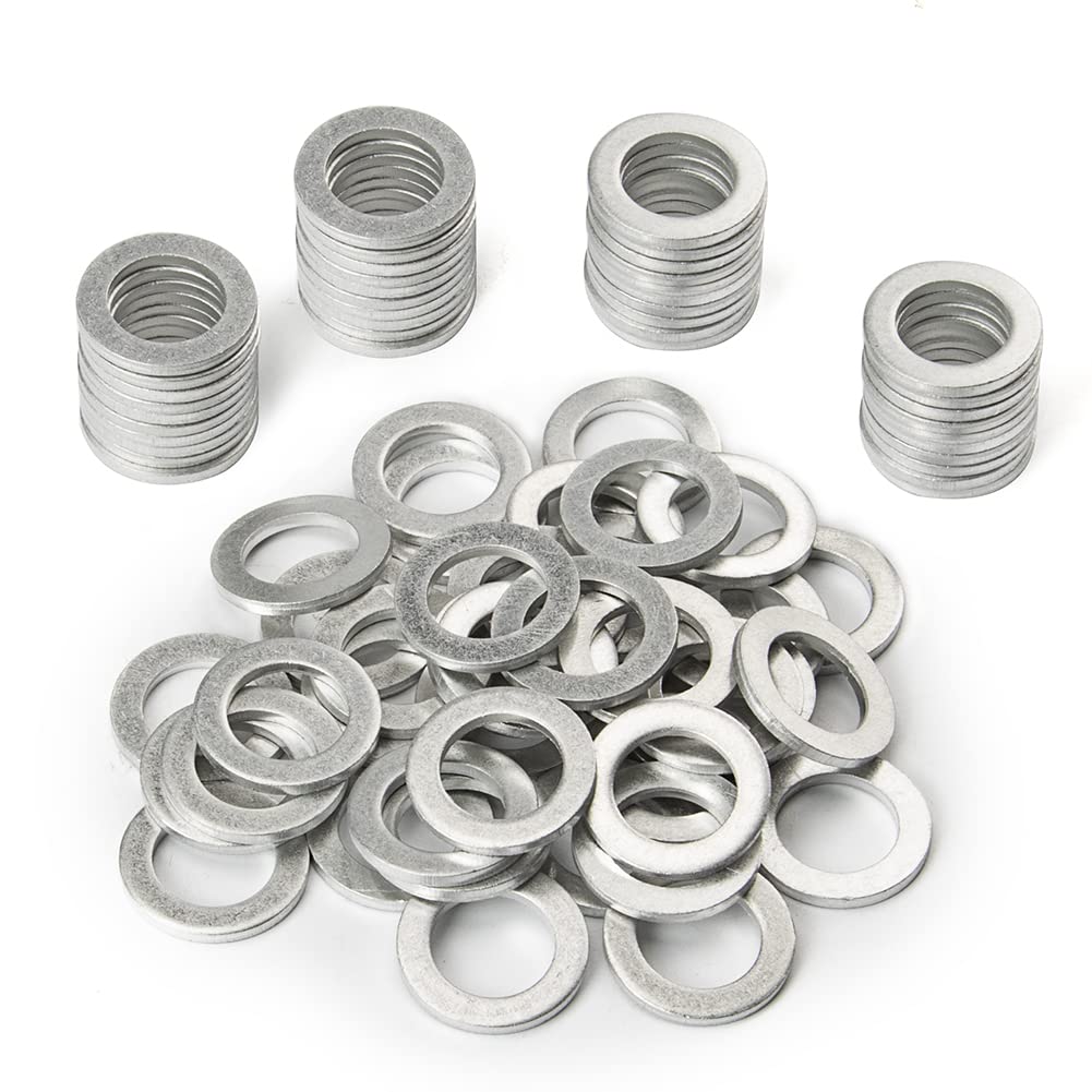 100 PCS Oil Drain Plug Gasket Washers Seals Rings 94109-14000 for Honda Civic Ridgeline Odyssey CRV CR-V Oil Crush Washers - Just Closeouts Canada Inc.X002J8Q641