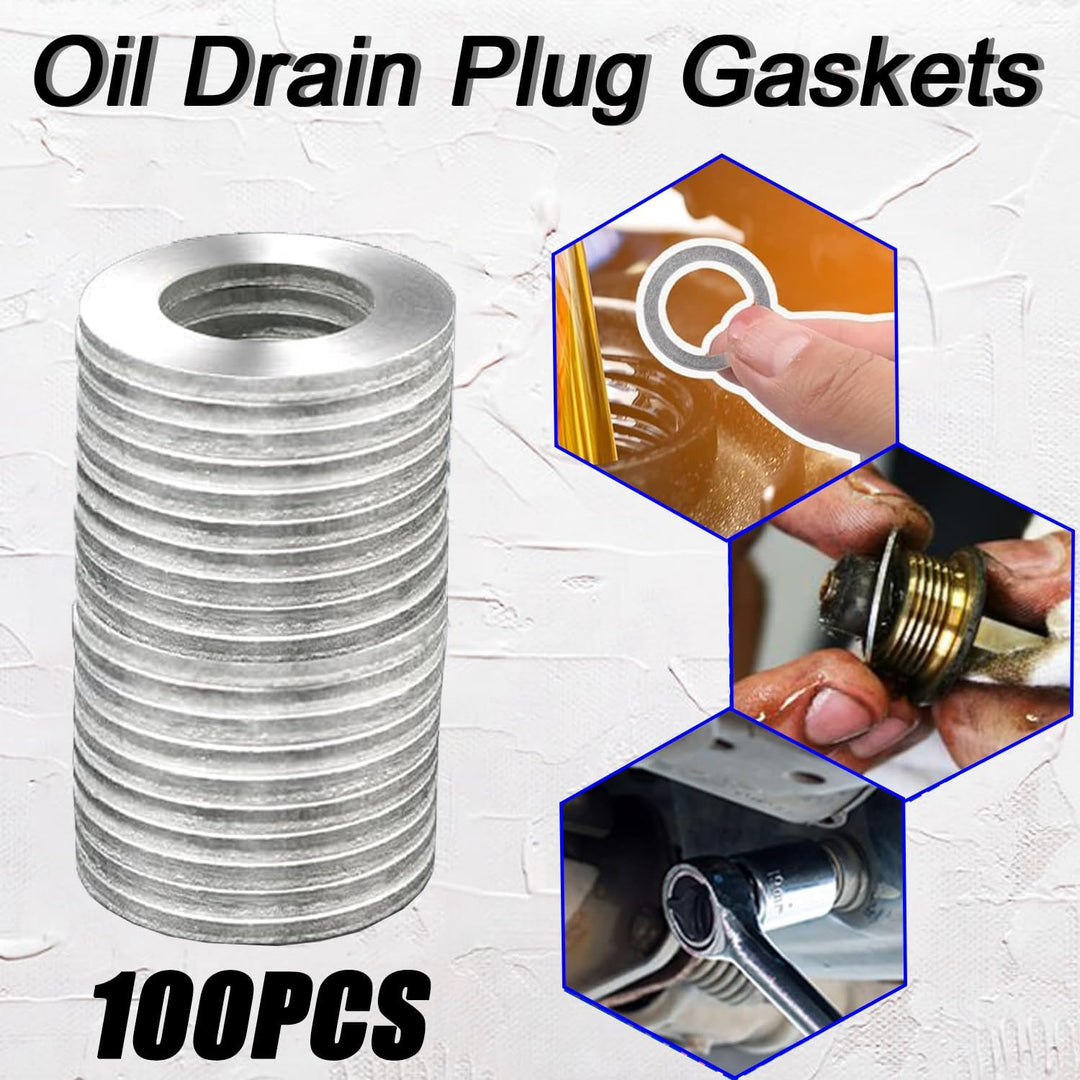 100PCS Oil Crush Washers Drain Plug Gaskets Washers Seals Rings 90430-12031 for Toyota Lexus Scion - Just Closeouts Canada Inc.X002XKLJWJ