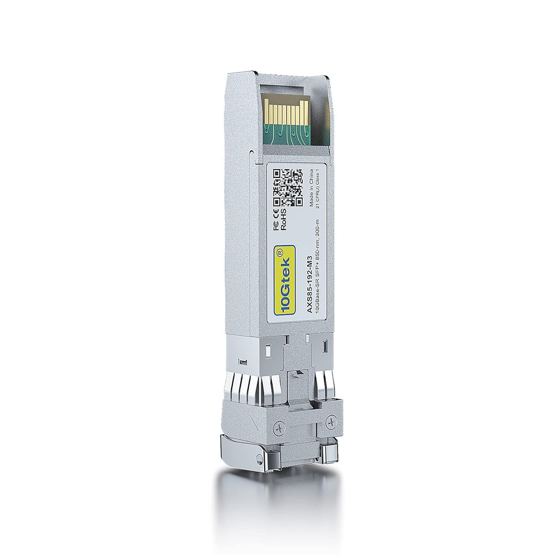 10Gtek 10GBase - SR SFP+ Transceiver, 10G 850nm MMF, up to 300 Meters, Compatible with Cisco SFP - 10G - SR, Ubiquiti unifi UF - MM - 10G, Mikrotik S+85DLC03D, D - Link, Supermicro, Netgear and More, Pack of 10 - Just Closeouts Canada Inc.
