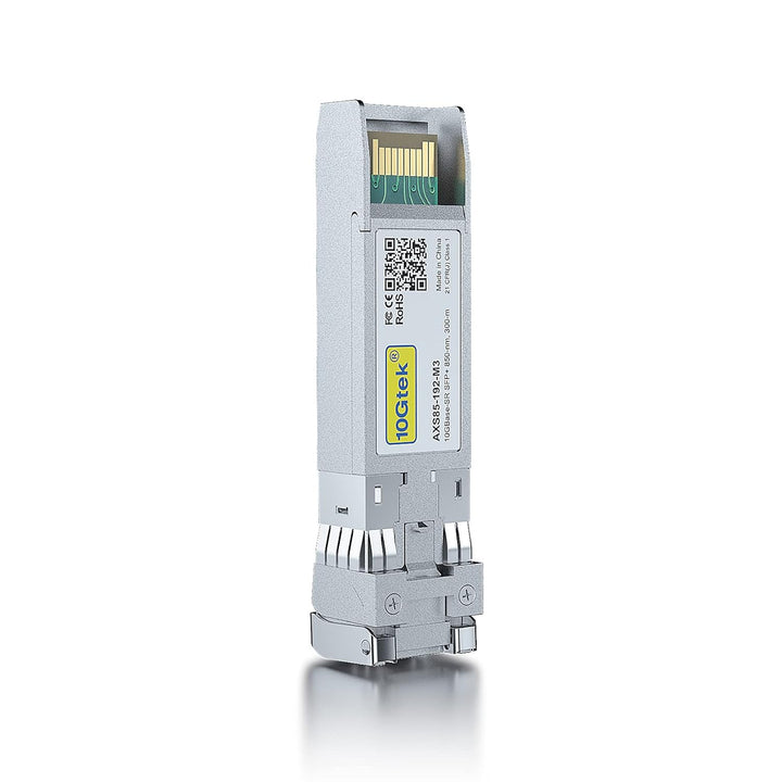 10Gtek 10GBase - SR SFP+ Transceiver, 10G 850nm MMF, up to 300 Meters, Compatible with Cisco SFP - 10G - SR, Ubiquiti unifi UF - MM - 10G, Mikrotik S+85DLC03D, D - Link, Supermicro, Netgear and More, Pack of 10 - Just Closeouts Canada Inc.