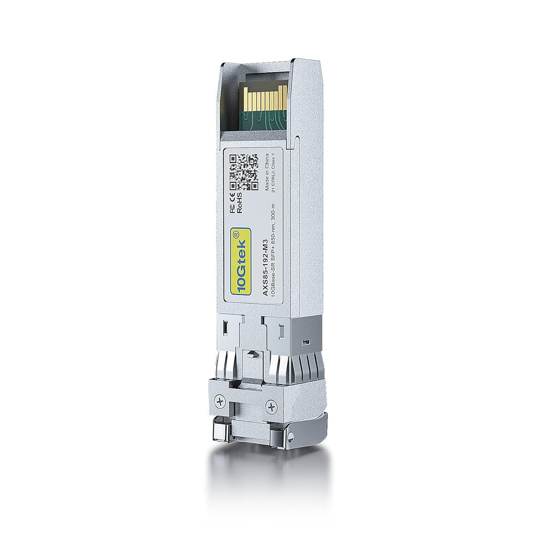 10Gtek 10GBase - SR SFP+ Transceiver, 10G 850nm MMF, up to 300 Meters, Compatible with Cisco SFP - 10G - SR, Ubiquiti unifi UF - MM - 10G, Mikrotik S+85DLC03D, D - Link, Supermicro, Netgear and More, Pack of 10 - Just Closeouts Canada Inc.