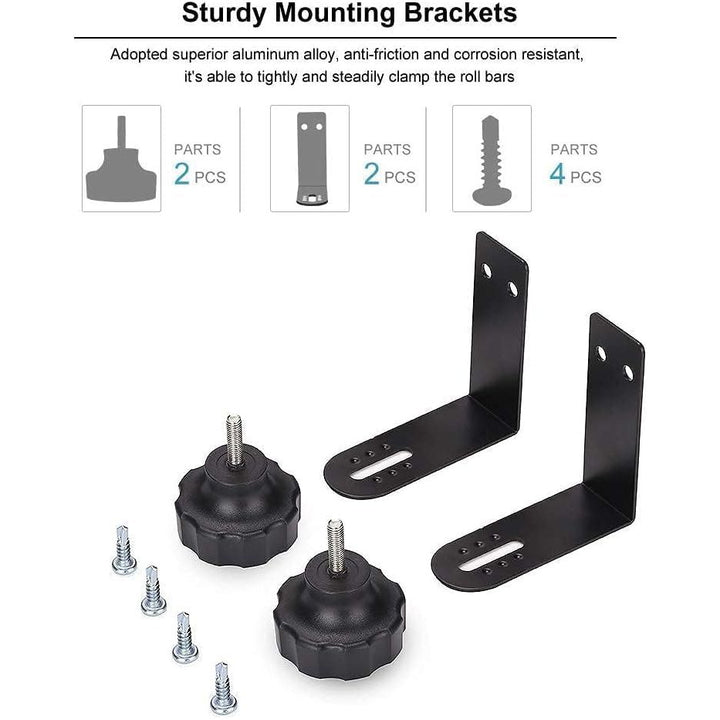10L0L Golf Cart Rear View Mirror, 16.5 Inch Extra Wide 180 Degree Panoramic Mirror with Adjustable Viewing Angle Design for EZGO, Club Car, Yamaha - Just Closeouts Canada Inc.