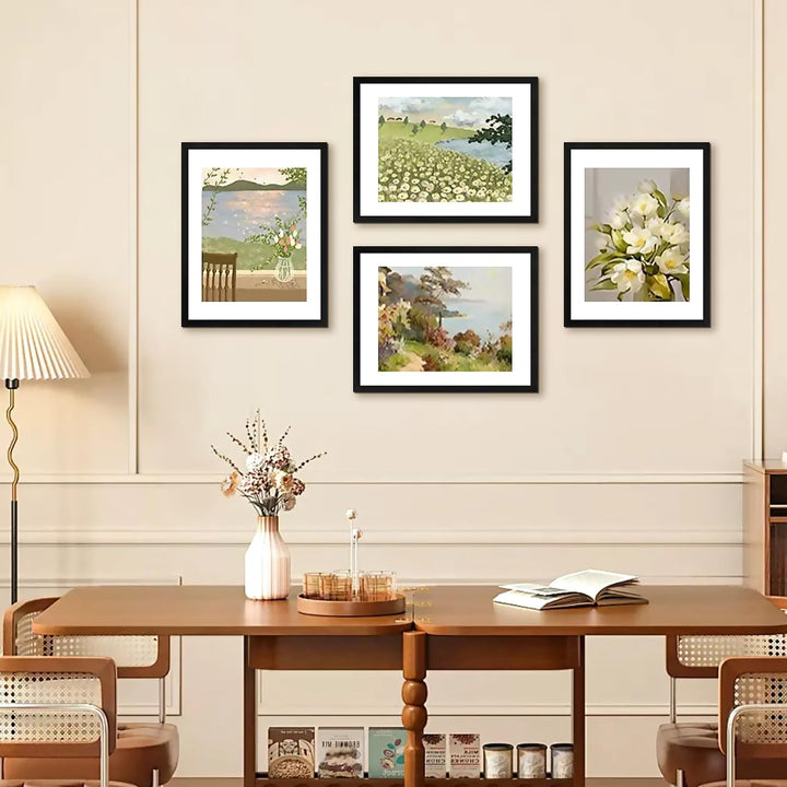 11x14 Picture Frame 2 Pack, Black Collage Wall Decor with HD Plexiglass, Display 8x10 with Mat or 11x14 Without Mat - Just Closeouts Canada Inc.6971152694512