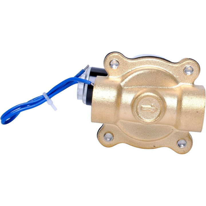 1/2-Inch Brass Solenoid Valve, 12V DC, Normally Closed - Just Closeouts Canada Inc.
