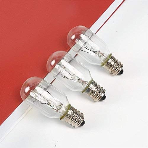 12 Pack Salt Lamp Bulbs,E12 25 Watt Incandescent Candelabra Bulbs, Long Lasting Replacement Light Bulbs for Himalayan Salt Lamps,Salt Night Lights 25 Watt E12 Socket - Just Closeouts Canada Inc.