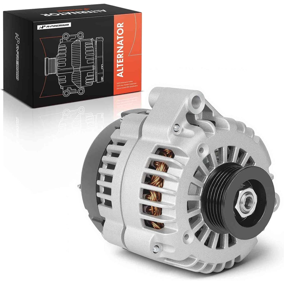 12V 105A Four-Pin Alternator, 6-Groove Pulley - Just Closeouts Canada Inc.