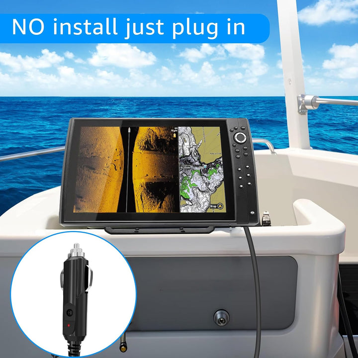 12V Vehicle Power Cord for Fish Finders, 3 m - Just Closeouts Canada Inc.X004C7WYRF