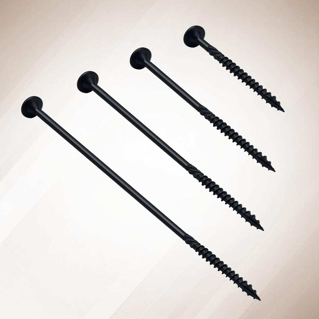 14 x 4 - 1/2 Inch,Deck Wood 300Pcs, Heavy - Duty Outdoor Wood Screws Assortment Fastener Kit,Rust Resistant epoxy Coated, T30 Star Bit (14 x 4 - 1/2") - Just Closeouts Canada Inc.