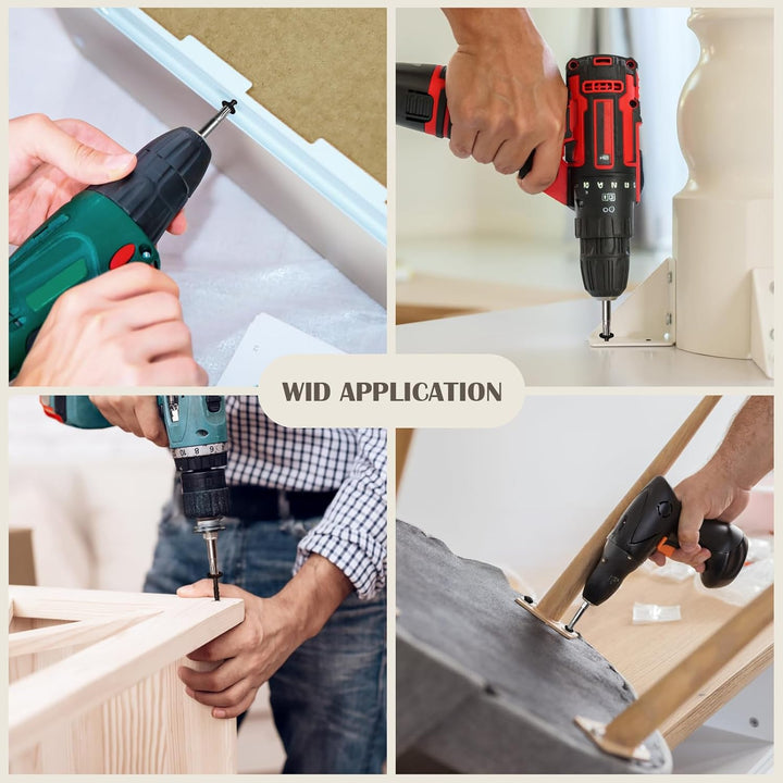 14 x 6 Inch,Deck Wood Screws 300Pcs, Heavy - Duty Outdoor Wood Screws Assortment Fastener Kit,Rust Resistant epoxy Coated, T30 Star Bit (14 x 6) - Just Closeouts Canada Inc.