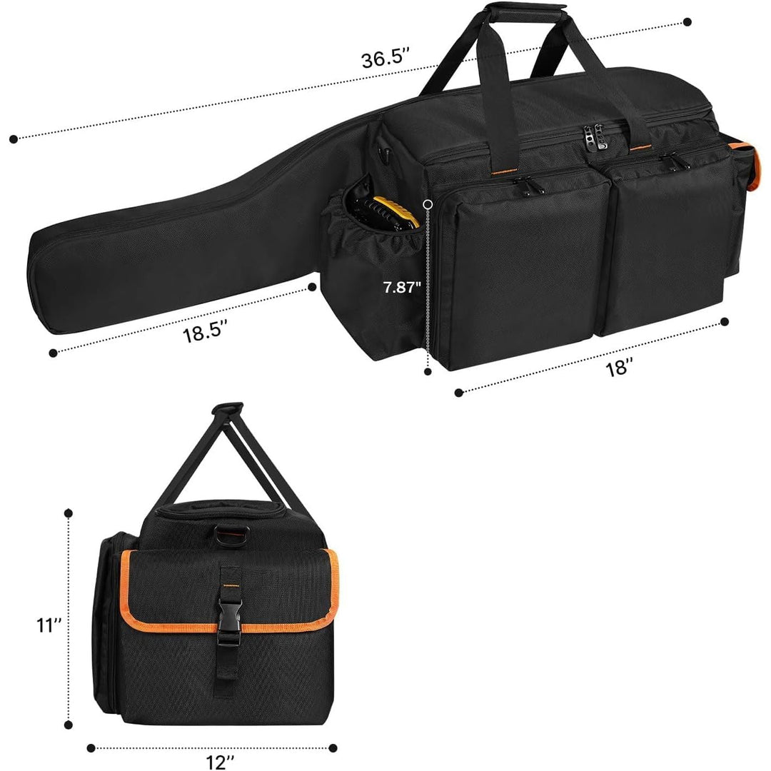 14"/16"/18" Chainsaw Case, Chainsaw Storage Bag Compatible with EGO+, Dewalt, Greenworks Cordless Power Chainsaws & Accessories, Black - Just Closeouts Canada Inc.X004BH4V9F