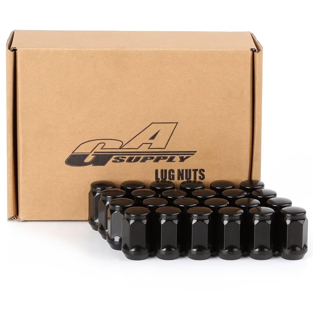 14x1.5 Chrome Lug Nuts, Closed End Bulge Acorn Chrome Lug Nut 3/4" 19mm Hex 1.38" 35mm Height Conical Seat Small/Short M14x1.5 Lug Nut, 24 Pack +1 - Just Closeouts Canada Inc.B08KXXHBFF