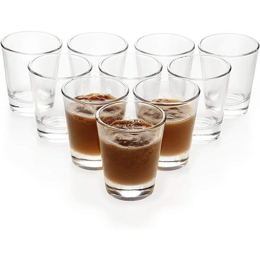 1.5 oz Shot Glasses Sets with Heavy Base, Clear Shot Glass, Set of 4 - Just Closeouts Canada Inc.