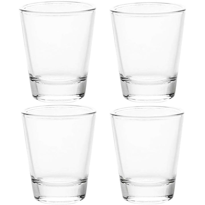 1.5 oz Shot Glasses Sets with Heavy Base, Clear Shot Glass, Set of 4 - Just Closeouts Canada Inc.