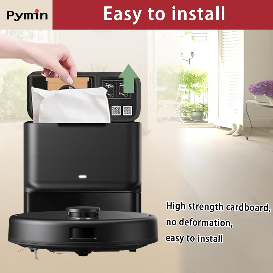 16 Pack Replacement Dust Bags Compatible with Eufy L50 & L60 SES, L60 Hybrid SES Self Empty Station, 3.5L Dirt Disposal Bags for Haier H9+, Conga Home 10000, 8090 Ultra, 9090 AI Vacuum Cleaner - Just Closeouts Canada Inc.X004GQMV2P