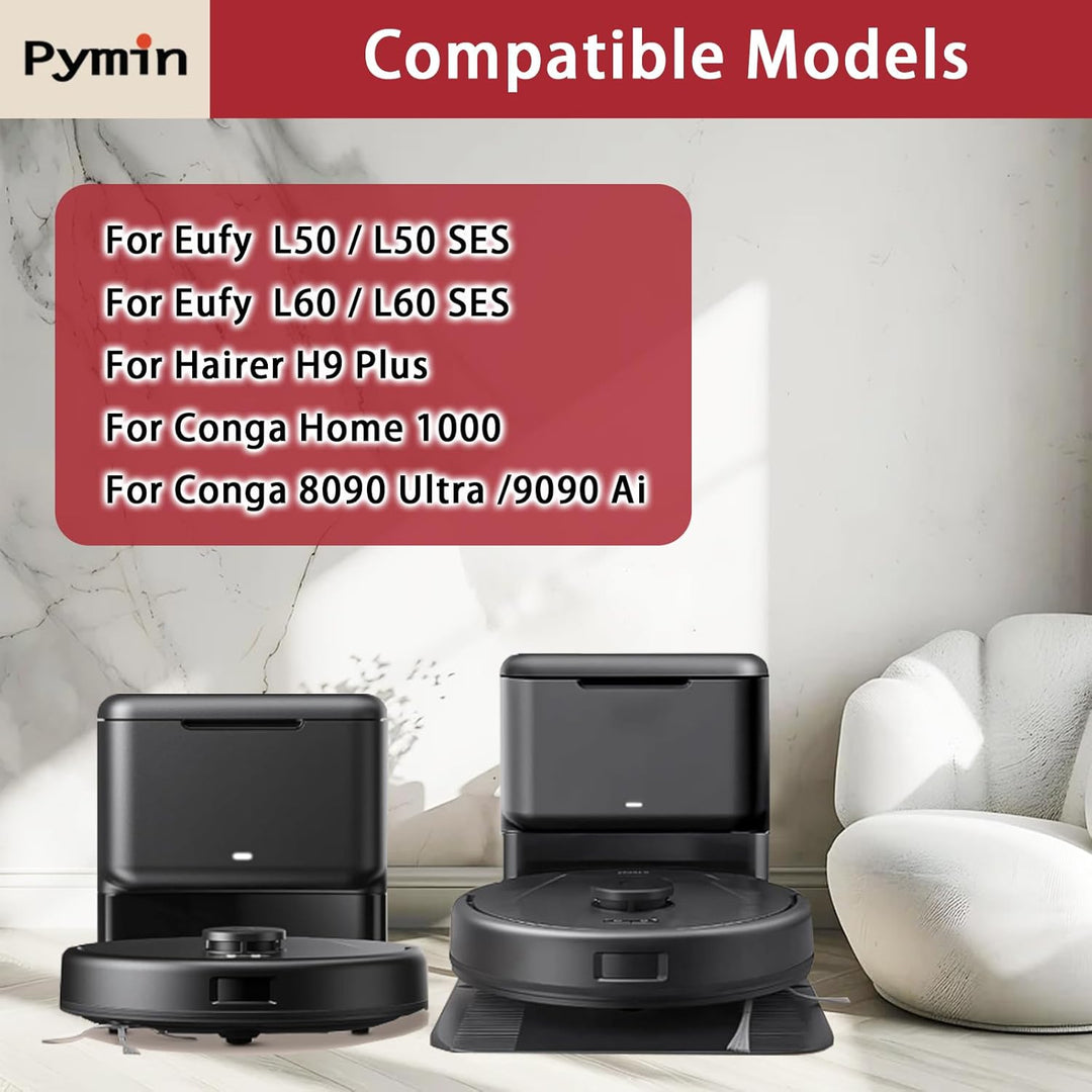 16 Pack Replacement Dust Bags Compatible with Eufy L50 & L60 SES, L60 Hybrid SES Self Empty Station, 3.5L Dirt Disposal Bags for Haier H9+, Conga Home 10000, 8090 Ultra, 9090 AI Vacuum Cleaner - Just Closeouts Canada Inc.X004GQMV2P