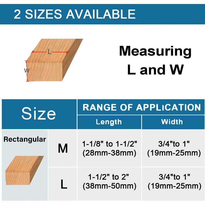 16 Pcs Chair Leg Floor Protectors Rectangle, Silicone Chair Leg Protectors Caps Covers for Hardwood Floors, Furniture Pads Sliders Large Fit - Just Closeouts Canada Inc.X004O84ATR