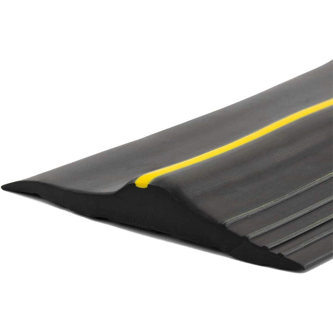 16.5Ft/5M Universal Garage Threshold Seal Strip Garage Door Bottom Weatherproof Strip Rubber DIY Weather Stripping Replacement Not Include Adhesive (Black) - Just Closeouts Canada Inc.