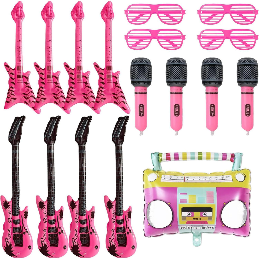 17-Piece Inflatable Music Photo Booth Prop Set - Just Closeouts Canada Inc.X004MHJ2GB