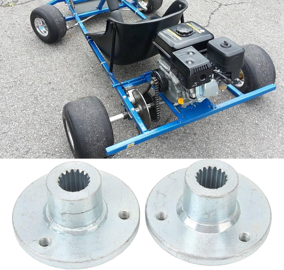 17-tooth three-stud rear wheel hub for go-karts