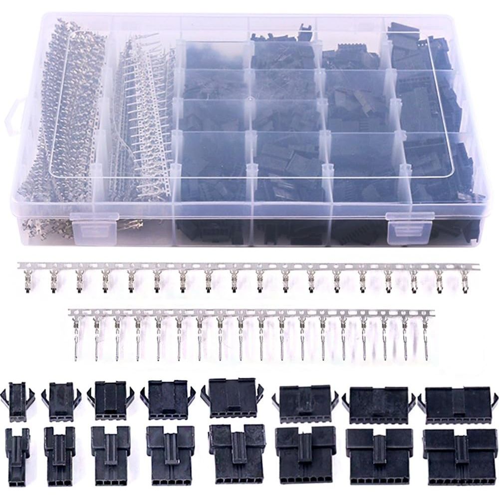 1,940-Piece JST-SM-Compatible Connector Kit, 2–9 Pin - Just Closeouts Canada Inc.X001RSS2IR