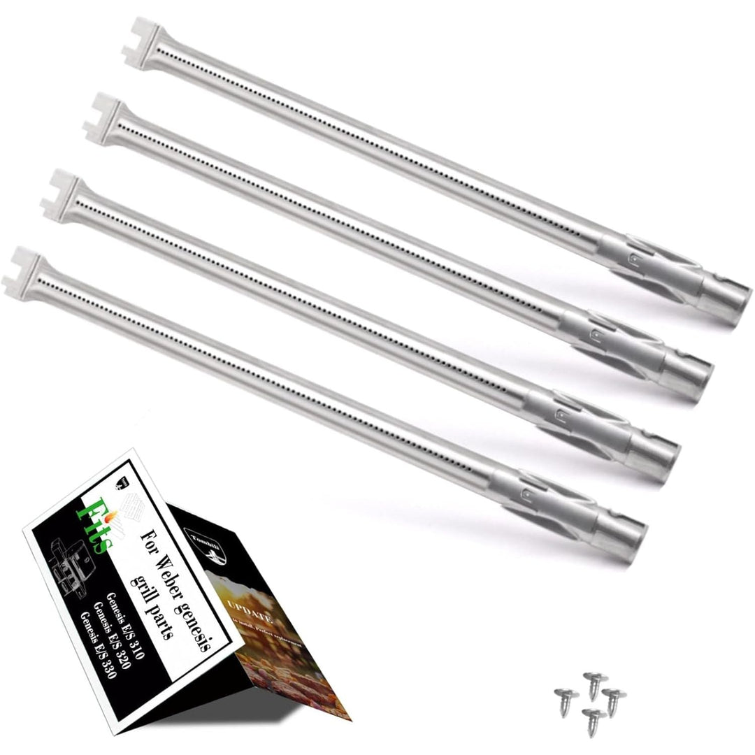 19.5" Grill Burners Kit Replace for Weber Genesis Burner Tubes, Fits Weber Genesis E330 S330 Ep330 Cep330 Gas Grill Parts, 4Pcs Kit Include 3 Main Burner and 1 Sear Burner and Accessories - Just Closeouts Canada Inc.