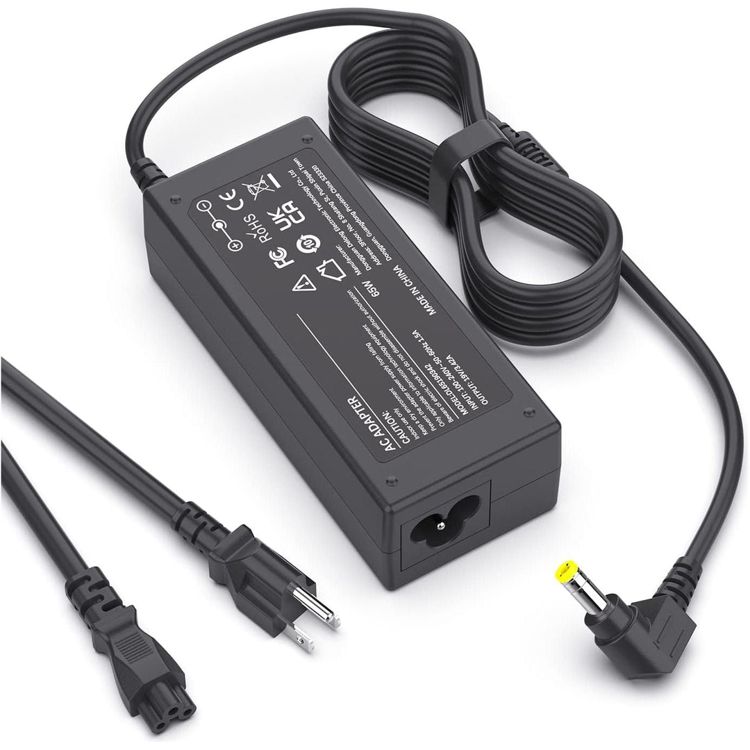 19V HP Monitor Power Cord for 27" 25" 23.8" 23" 21.5" 20", HP 27XW, 27XI, 27BW, 27ER, 27ES, 25XW, 25BW, 25XI, 24EA, 23XI, 23BW, 23CW, 23ES, 22CWA, 22BW, 22FI, 20XI, ADPC1945 Power Supply - Just Closeouts Canada Inc.