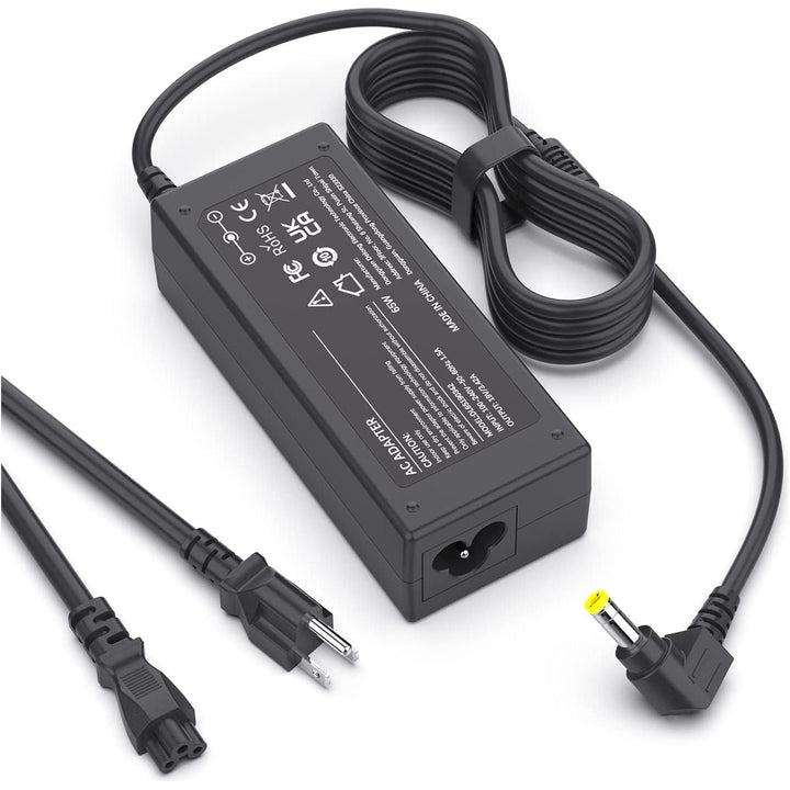 19V HP Monitor Power Cord for 27" 25" 23.8" 23" 21.5" 20", HP 27XW, 27XI, 27BW, 27ER, 27ES, 25XW, 25BW, 25XI, 24EA, 23XI, 23BW, 23CW, 23ES, 22CWA, 22BW, 22FI, 20XI, ADPC1945 Power Supply - Just Closeouts Canada Inc.