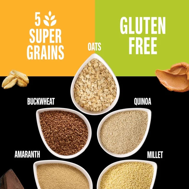 KIND Healthy Grains Bars, Oats & Honey with Toasted Coconut, 35g, 5 Count Box, 5 x 35 g bars