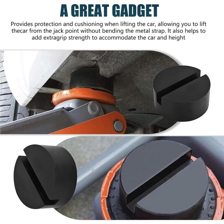 2 Black Slotted Pinch-Weld Jack Pads - Just Closeouts Canada Inc.