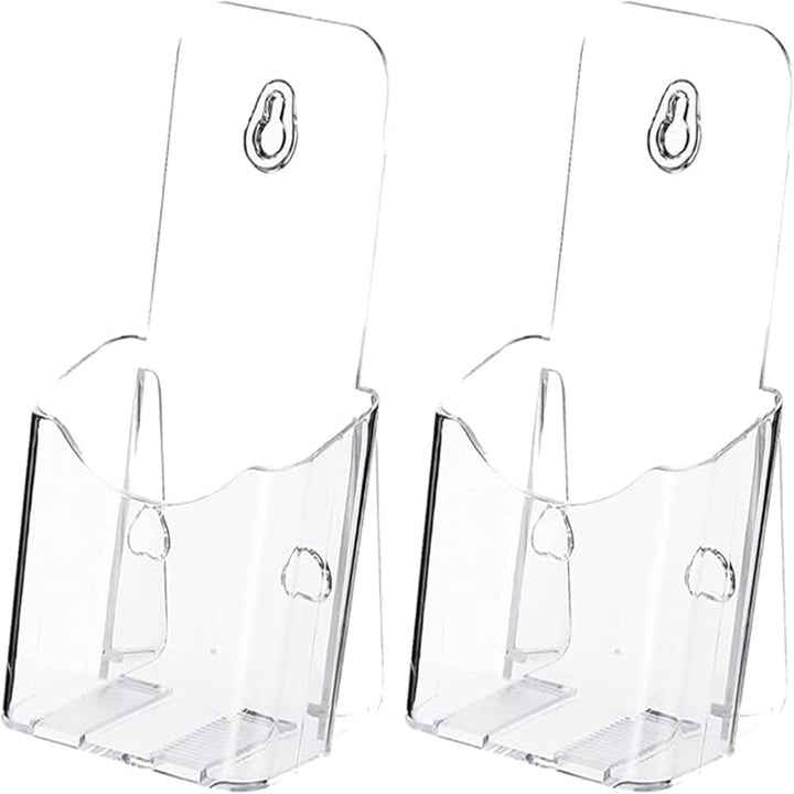 2 Clear Acrylic Brochure Holders for Countertop or Wall - Just Closeouts Canada Inc.