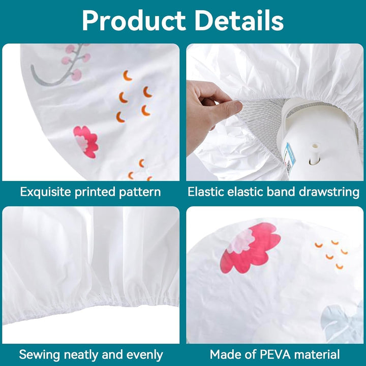 2 Floral Round Fan Dust Covers, 48 cm - Just Closeouts Canada Inc.X004A0NJ2N