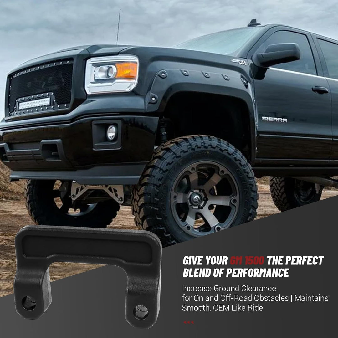2-Inch Front Leveling Kit for 2007–2018 Silverado and Sierra 1500, Model 1307 - Just Closeouts Canada Inc.