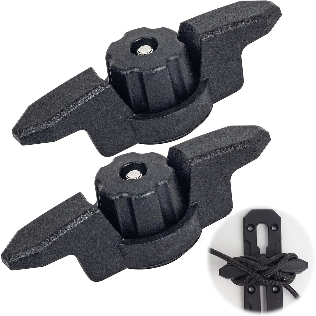 2-Pack Black Kayak Track-Mount Anchor Cleats - Just Closeouts Canada Inc.