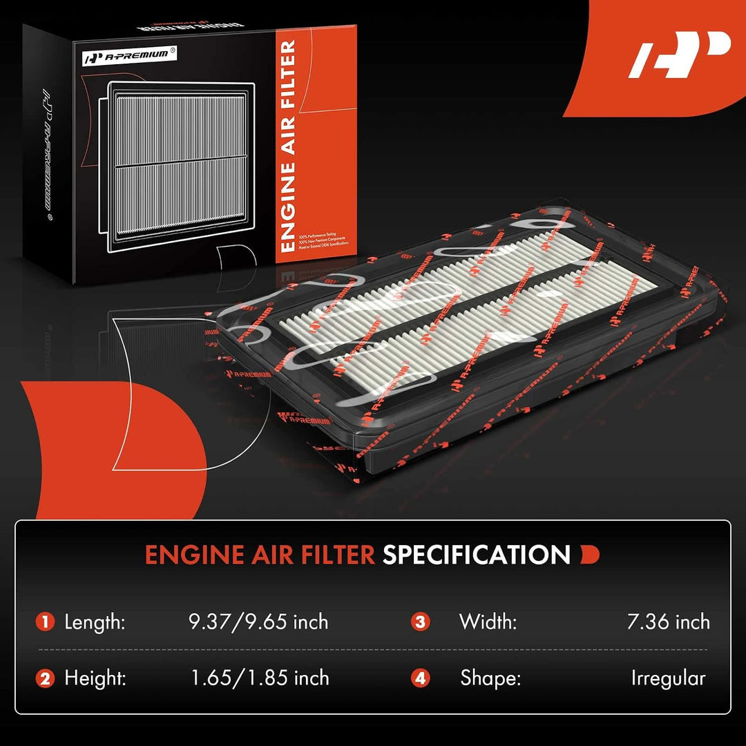2-Pack Engine Air Filters for ILX 2.0L & Civic 1.8L - Just Closeouts Canada Inc.