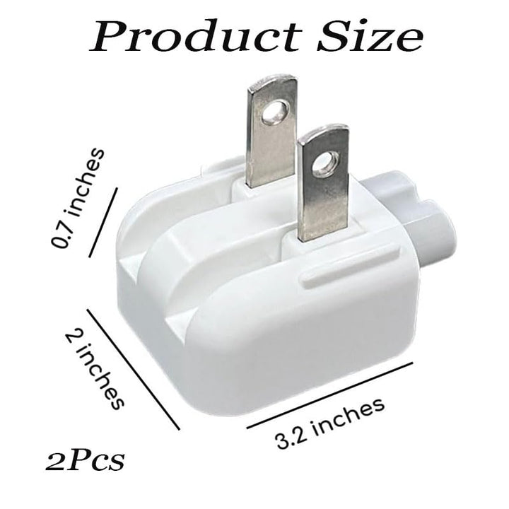 2-Pack Foldable US AC Adapter Plug Heads - Just Closeouts Canada Inc.X004PZE0UX