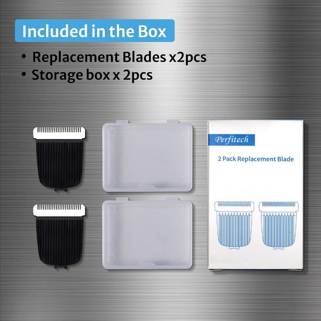 2 pack Replacement Blade Compatible with Manscaped The Lawn Mower 4.0 3.0 2.0, Lawnmower Groin Hygienic Snap-In Replacement Blades - Just Closeouts Canada Inc.