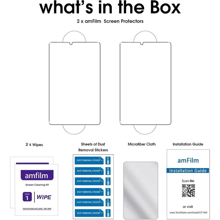 (2 Pack) Screen Protector for Lenovo Legion Go Handheld 2023, Tempered Glass, 8.8 inch Full Coverage, Transparent Ultra HD, Anti - Scratch, Anti - Fingerprint (Updated Version) - Just Closeouts Canada Inc.