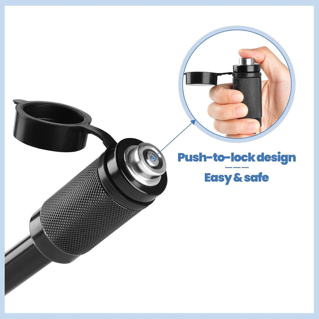 2 Pack Trailer Hitch Lock, Hitch Pin Lock with 5/8 Inch Diameter Anti - Theft Hitch Locking Pin for 2 Inch & 2 - 1/2 Inch Receiver, Black. - Just Closeouts Canada Inc.